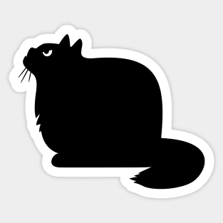 Angry Animals: Fat Cat Sticker